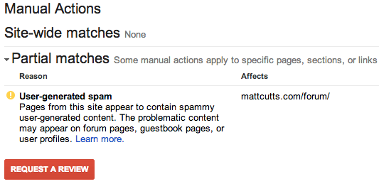 How to detect manual action penalties in Google Search Console and lift them 16261788334569 Partial matches in the Google Search Console
